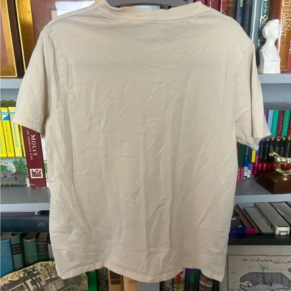 Sezane La Chamade Cream T-Shirt | Size Extra Small - Picture 4 of 4